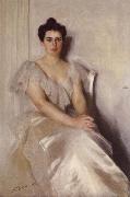 Anders Zorn Mrs Frances Cleveland USA oil painting artist